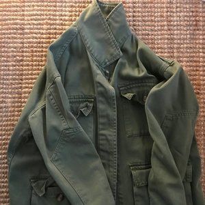 Green Utility Jacket | Zara